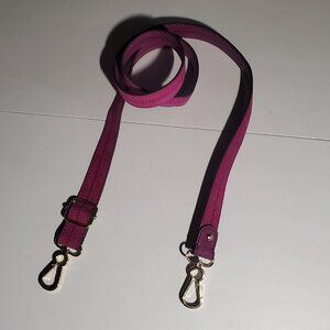 Vince Camuto Fuschia Adjustable Leather Crossbody Purse Strap